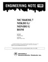 Engineering Note 100: MCM6830L7 MIKBUG/MINIBUG ROM (197x)