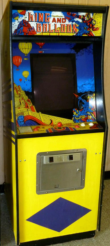 The King and Balloon arcade cabinet