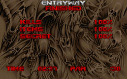 Doom II - Level Analysis Screen