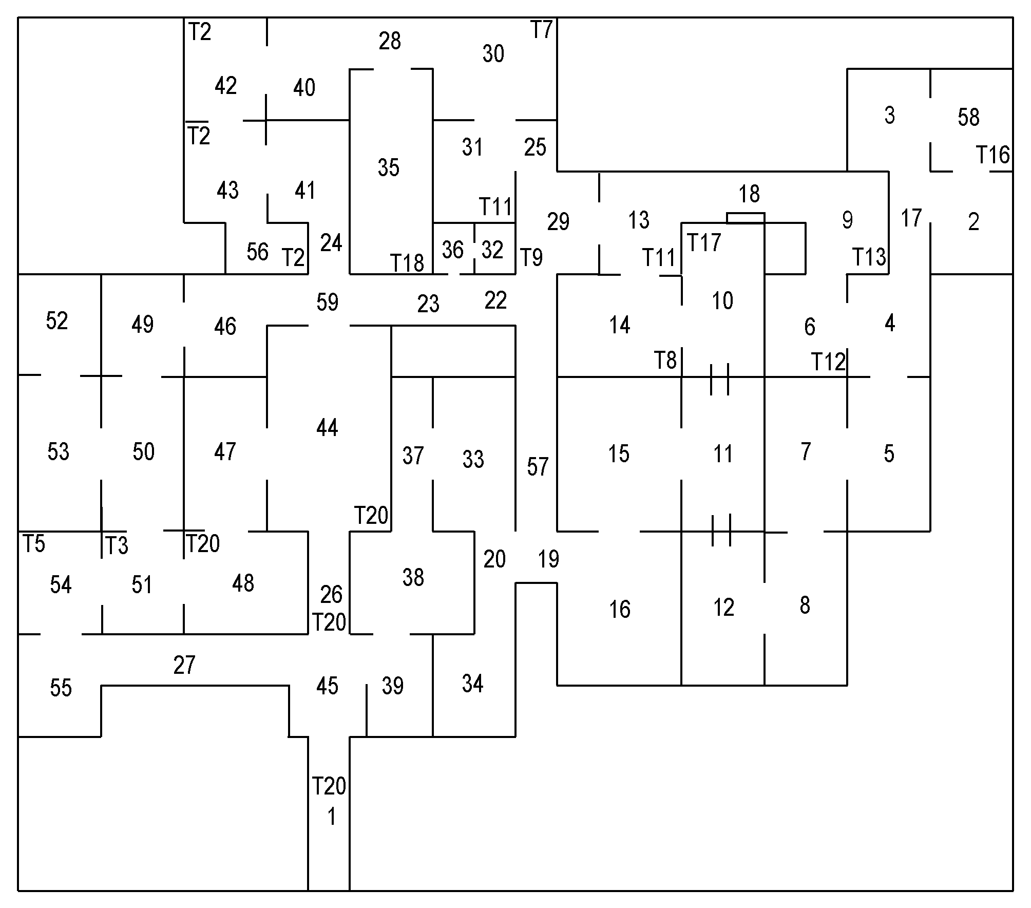 Temple of Apshai Level III Map