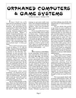 Orphaned Computers & Game Systems, Cover, Vol. II, #6 (October 1999)